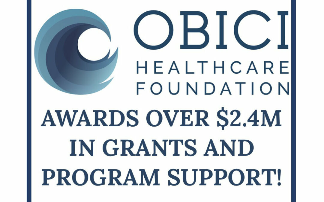 Obici Healthcare Foundation Awards Over $2.4 Million